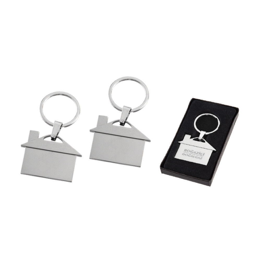 A22160 Promosyon Tek Taraflı Metal Anahtarlık