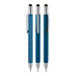 A6520 Promosyon Metal Su Terazili - Tornavidalı Touchpen Mühendis Kalem