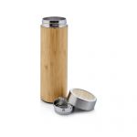 A53160 Promosyon Bambu Çelik Termos / 500 ml