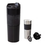 A53120 Promosyon French Press Çelik Termos / 450 ml