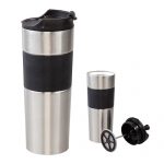 A53120 Promosyon French Press Çelik Termos / 450 ml