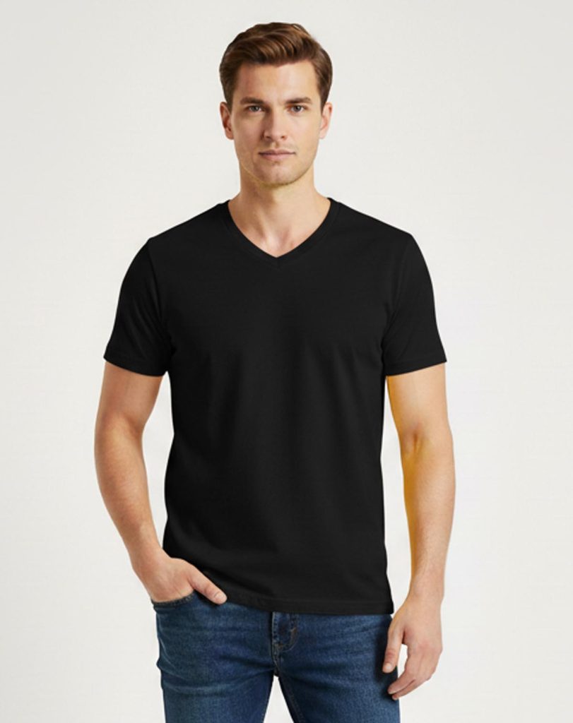 Penye V Yaka Tshirt