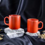 KIRMIZI MAT SİLİNDİR PROMOSYON KUPA BARDAK