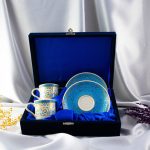 ALTIN YALDIZLI 2’Lİ PORSELEN FİNCAN TAKIMI
