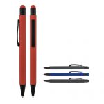 A10270 Promosyon Metal Tükenmez Touchpen Rubber Gövde Kalem