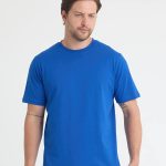 Penye Birinci Kalite Bisiklet Yaka Regular Tshirt