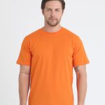 Penye Birinci Kalite Bisiklet Yaka Regular Tshirt