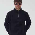 Yarım Fermuarlı Sweatshirt