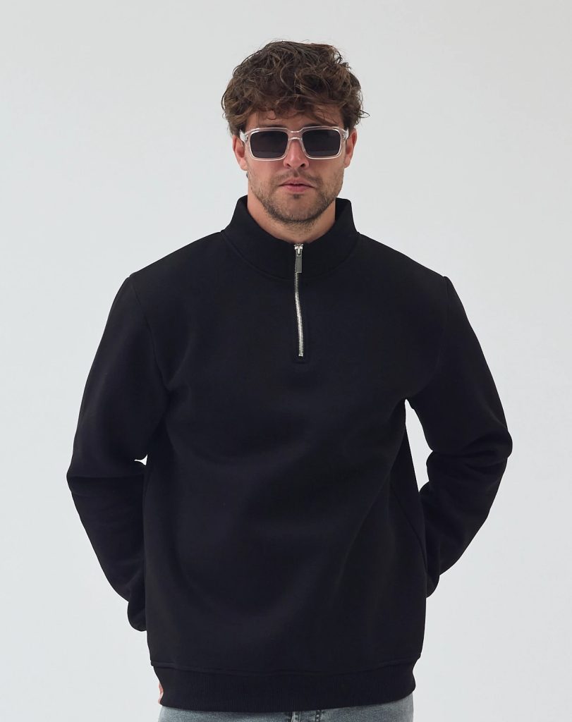 Yarım Fermuarlı Sweatshirt