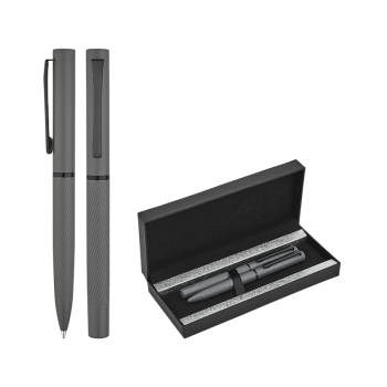 A12510-RT Promosyon Metal Roller & Tükenmez Kalem Seti